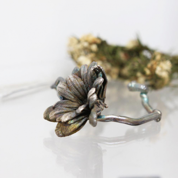 Браслет в серебре Fleur de Magique, Хризантема, фото 3